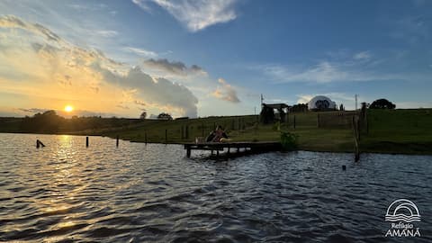 Successful Airbnb property: Amaná Refuge - Dome at the Dam in Bauru