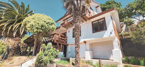 Large beachfront house