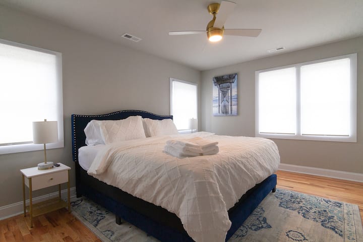 King bedroom located upstairs