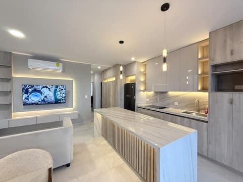 Top Airbnb: Modern Apartment in Ramos | AC + Invoice + Parking in Ramos Arizpe