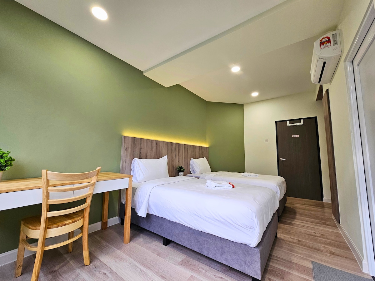 Habitación 2: cama individual x2