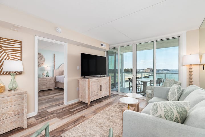 New Updates! Coastal Vibes 2br Condo Bay Views - Ocean City, MD