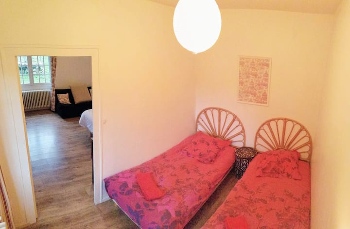 Habitación con dos  camas individuales