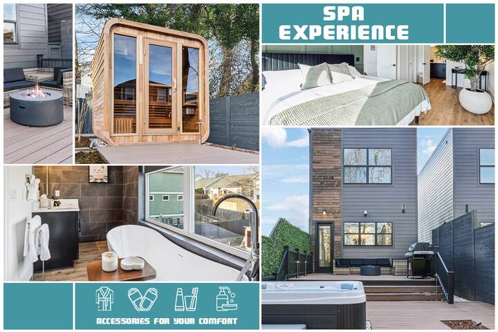 Luxury Spa Retreat | Sauna, Hot Tub & Fire Pit