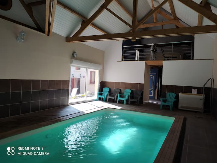 Gîte Du Jouteau ,Piscine Intérieure,babyfoot Etc - Sarthe