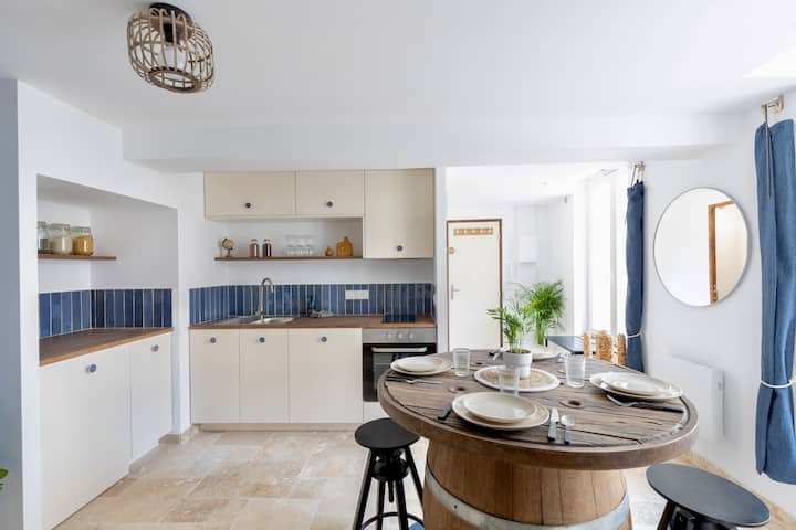 Suite Bleu Dazur - Apt Centre - Wifi - Apt