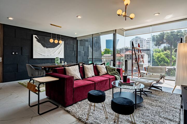 Bright, Stylish Retreat w/ Private Balcony & WiFi