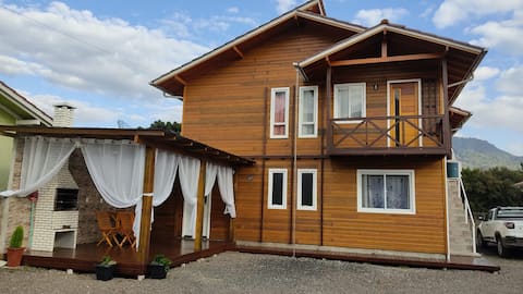 Beautiful House With Barbecue Grill