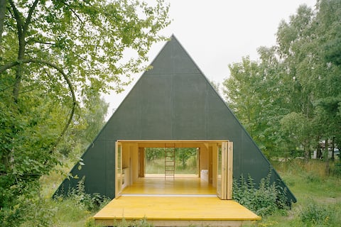 Award-winning A-Frame with Sauna | Sea & Nature