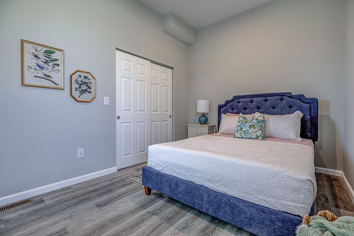 Primary ~ 1st floor bedroom ~ queen size bed ~ ensuite bath