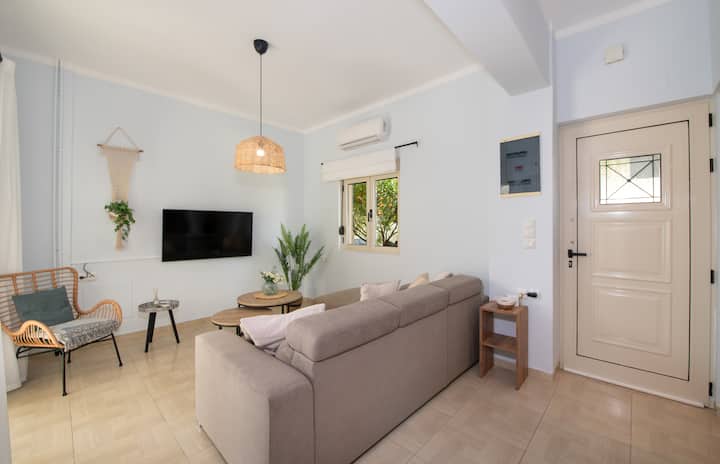 Home Nikos - Shared Pool - 1 Km From The Beach - Grecia