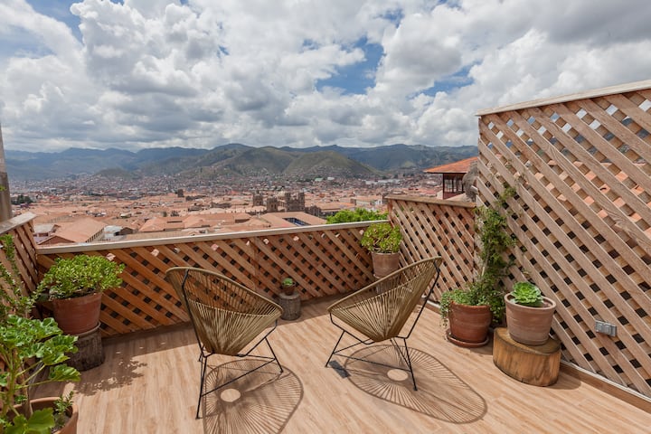 Casa Arcoiris III beautiful view in the historic center.