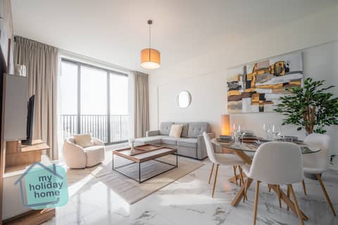 Private Beach 1BR~Yacht Club~WorkSpace~Pool~Gym