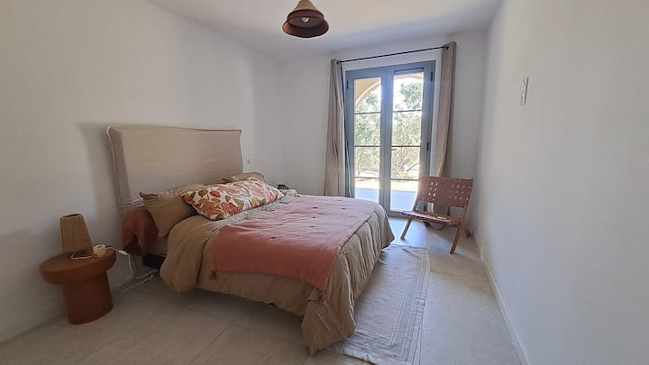 Dhomë gjumi krevat dopio 140, tarracë