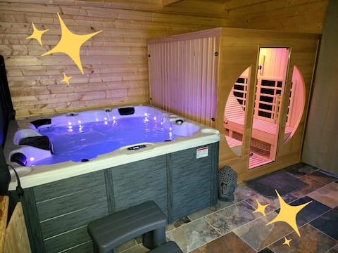 Charming cottage 2 pers sauna & jacuzzi south Ardèche