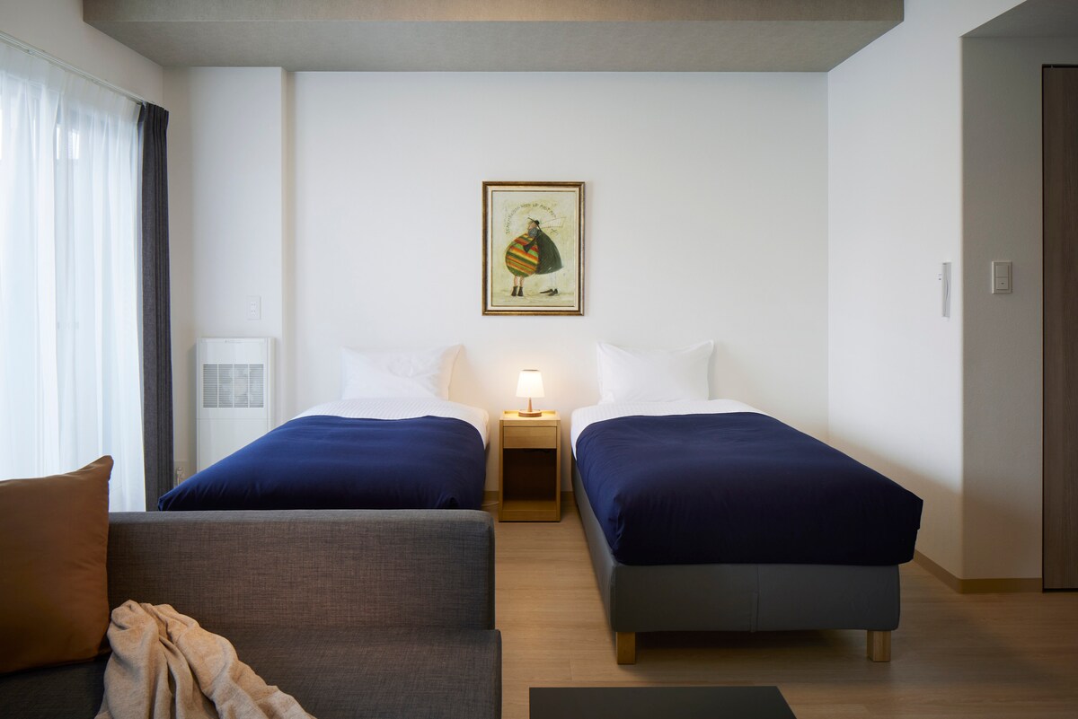 1LDK Apartment Near Station | 46㎡ | 4 Guests - Hotels for Rent in