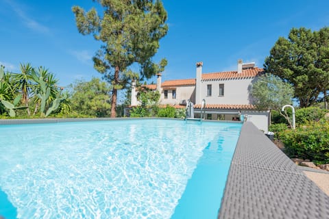 [Villa Tetty] Garden and pool near the sea