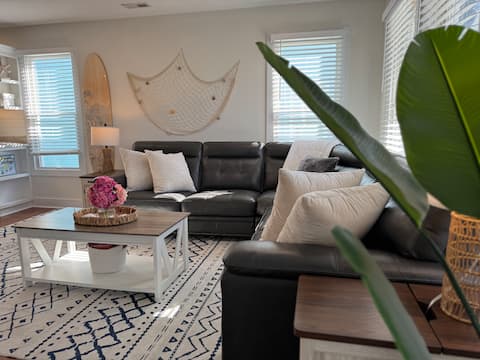 Top performing Airbnb: Beach Paradise: 3BR w/ Hot Tub, Sauna & Fire Pit in Wilmington