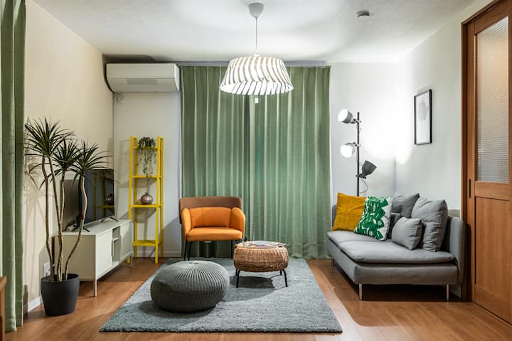 Go Fine Tengachaya Brown | Shinsekai, Tsutenkaku, 5 Minutes Direct Access By Train | 4 Bedrooms, Maximum 8 Guests - Osaka