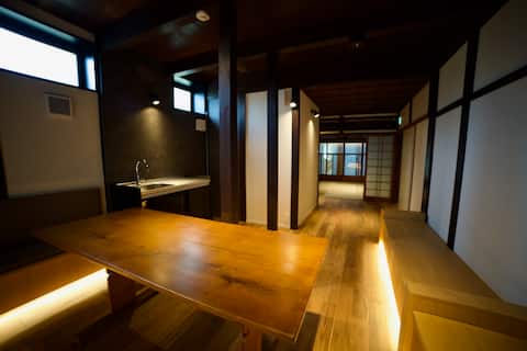[13th Street, Entire Building, A] Taisho Townhouse | Private Sauna and Art Stay
