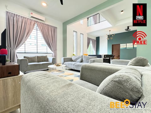 Desaru Arcadia with Netflix, BBQ, KTV, Pool Table