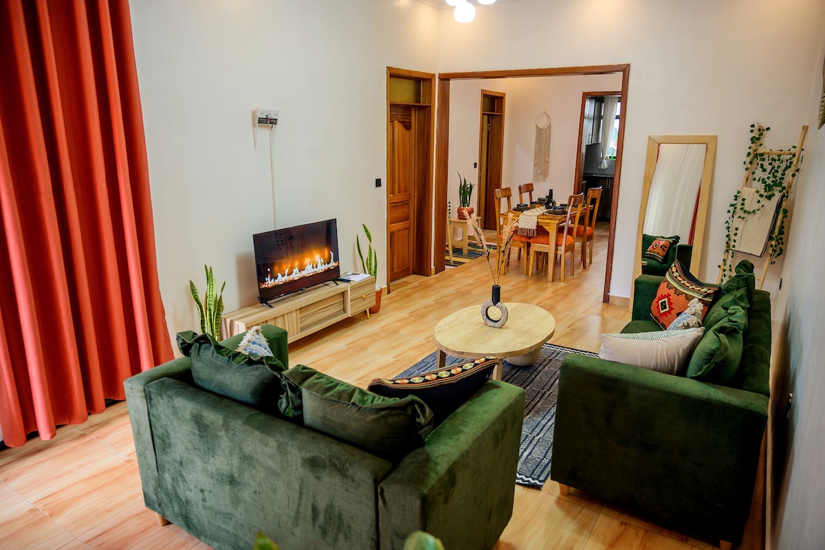 Bright, Airy and Lively Living Room.