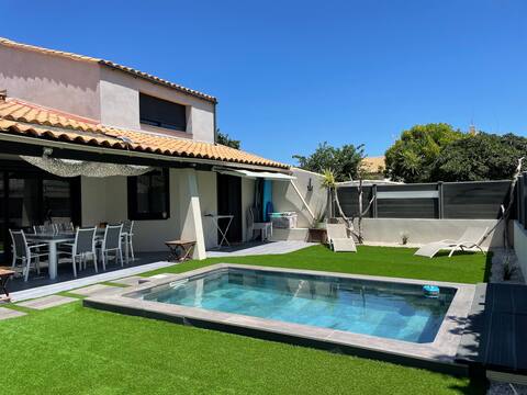 Family home 165m2 30m from the beach