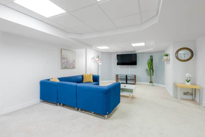 Privatebasementunit/spacious/pingpong/desk - London