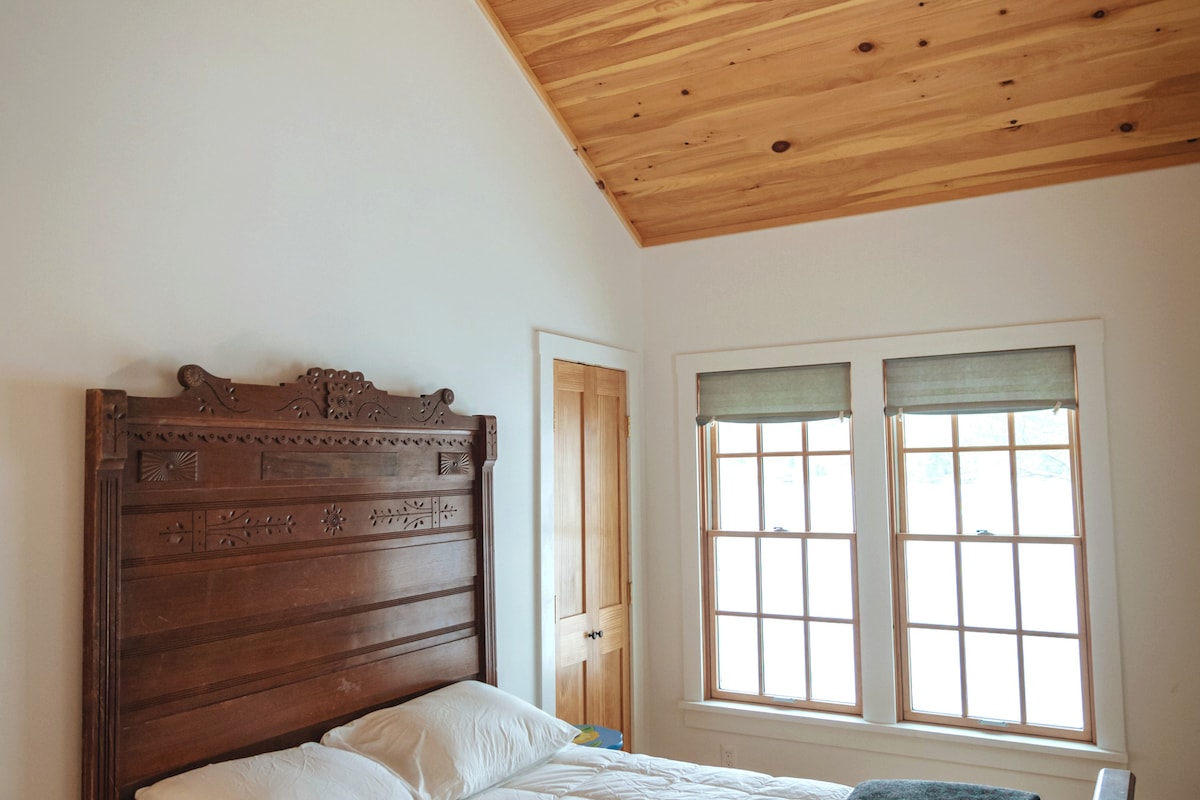 First bedroom at top of stairs. 