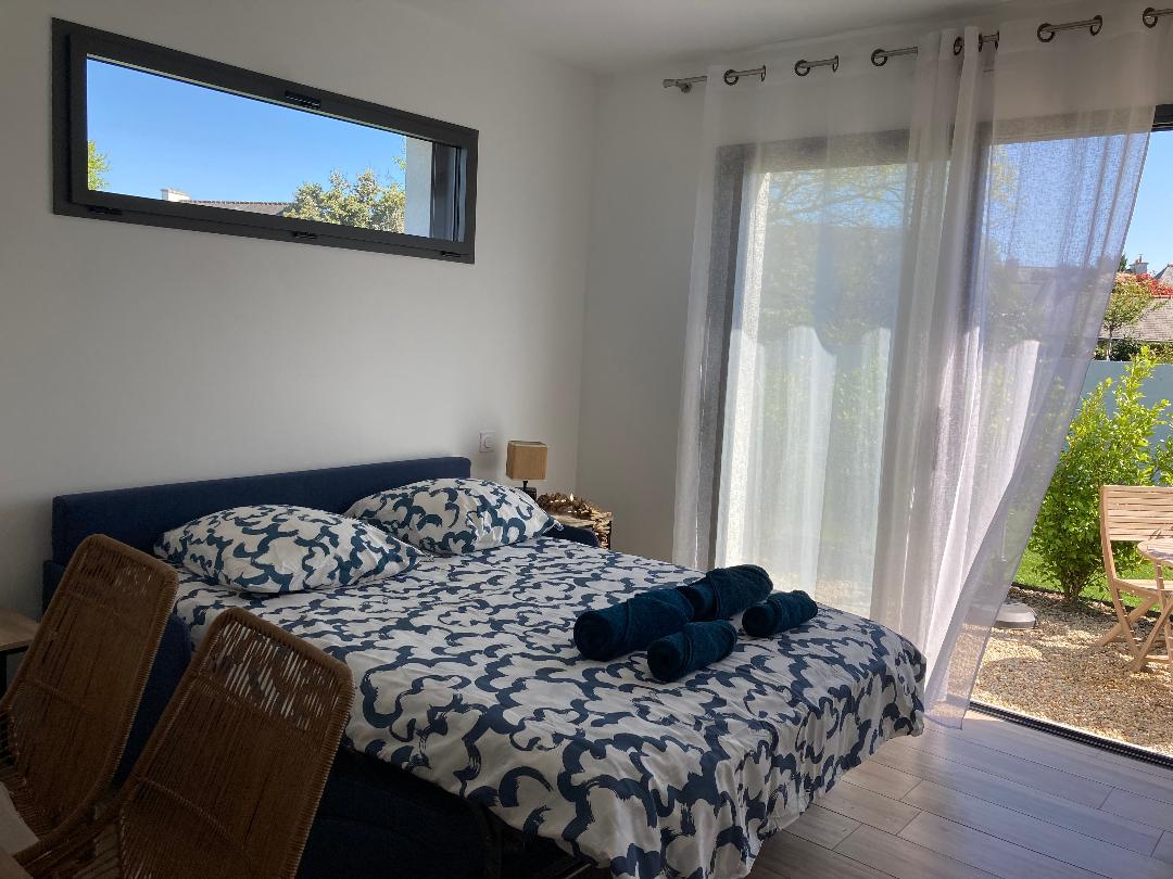 Top Airbnb: Beg-Meil charming studio 8-minute walk from the sea in Fouesnant