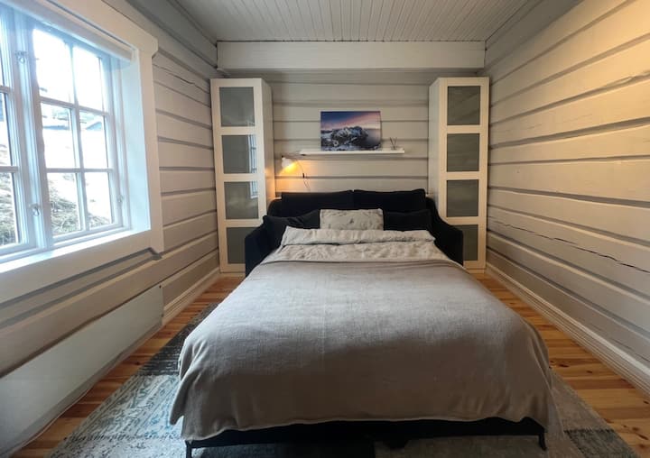 Dormitorio 2 con una cama doble plegable