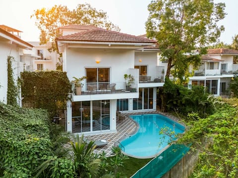 5BHK Villa Paradiso+Pvt Pool+Wifi@Mandrem NorthGoa
