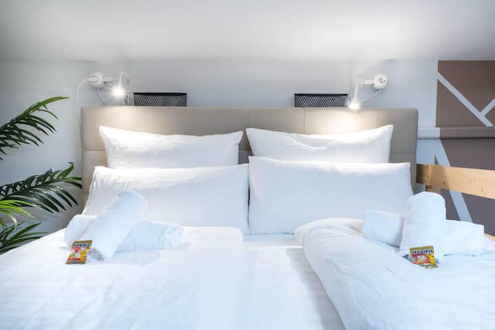 Uvítame vás vynikajúcou posteľnou bielizňou hotelovej kvality vo všetkých našich apartmánoch.