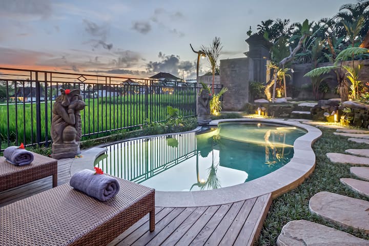 Cozy  Luxury 2 Br Wooden Villa - Ubud