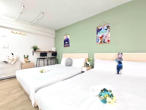 XN841/Animal City/Ximending Night Market/Taipei Station/Ximen Station 8-minute walk/Elevator/Washing