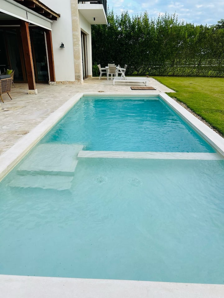Maison éQuestre Tranquille Avec Piscine 3br - Punta Cana