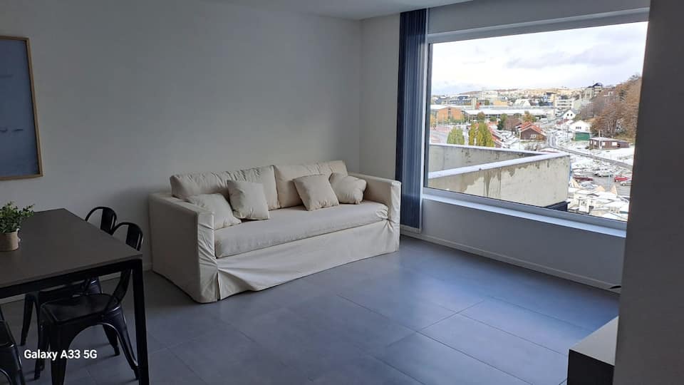 Vista de sala y comedor