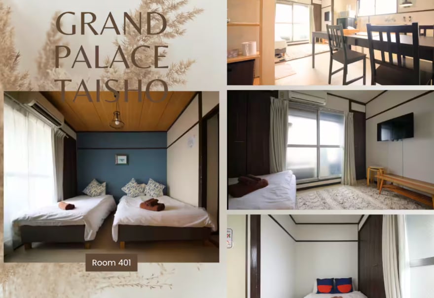Grand Palace Taisho Ekimae/401] Kyocera Dome/3 minutes from the