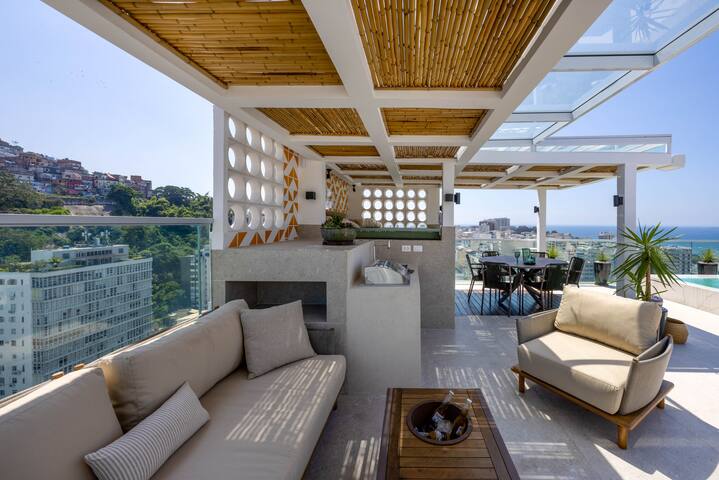 Luxueux triplex avec vue 360° et piscine à Ipanema gallery image 2