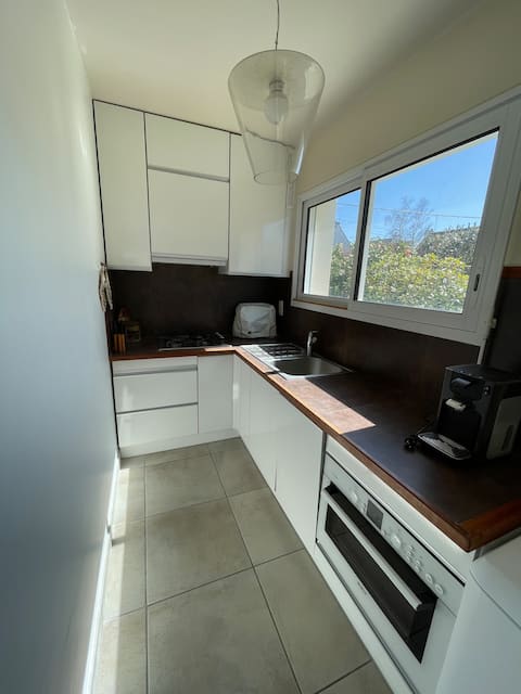 Successful Airbnb property: Maisonette 150 m from the beach in Ploemeur