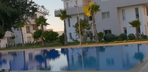 Apartment pool Imi Ouaddar Beach