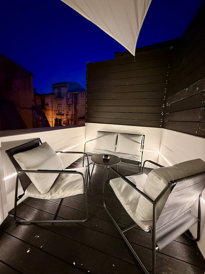 Suite De 100 M² Avec Terrasse à Ballarò - Palermo