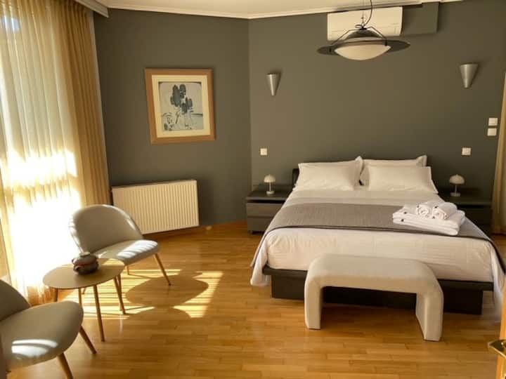 Dormitorio 5 (baño privado con armario para caminar y balcón)