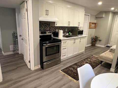 Popular Airbnb listing: Separate Entrance Private Basement (Free Parking) in Highland West