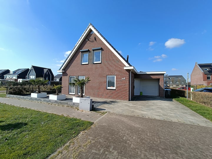 Spacious and modern house with canopy