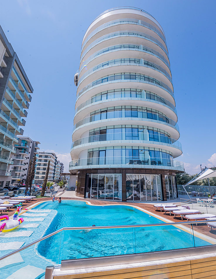Aqua Vista White Tower - Sea View Studio — Studio — închiriere de vacanță cu vedere la mare în Constanța, Romania, Constanța, România — fotografia principală a proprietății | Aqua Vista Rentals