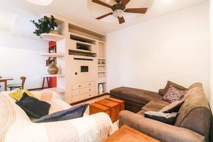 Apartamento amplo perto da praia