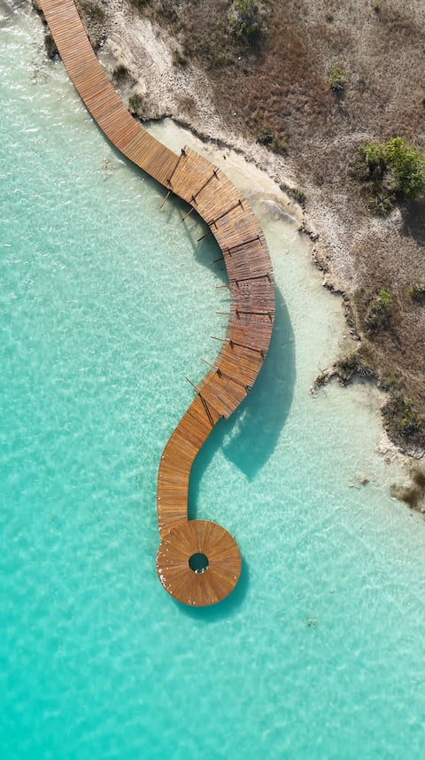 Luxury apartment with terrace, 2 bedrooms, pool, jungle & lagoon