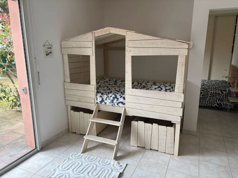 Airbnb performant: "La Green Casita" - Lac, VB city & Plage à Vieux Boucau Les Bains