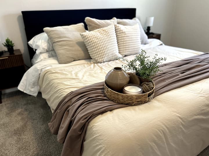 Ropa de cama y colchones de lujo.